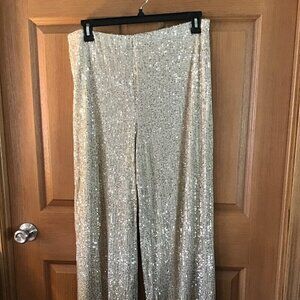 Premier Amour Gold Sequined Pants